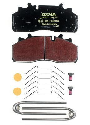 Franare Textar Camioane (Accesorii camioane) - Set placute frana fata