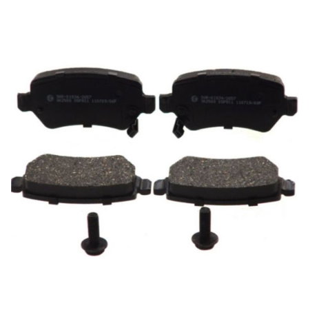 Echipamente Service - Set Plăcuțe Frână Spate KRIEGER - Opel Astra G, H, Zafira A/B, Meriva A/B - Sistem Lucas