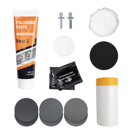 Set restaurare faruri JBM 14 piese pentru faruri matuite si ingalbenite [1]