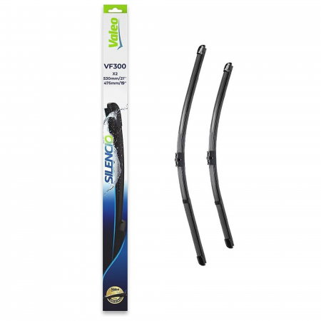 Branduri - Set stergatoare Valeo Silencio 530/475mm VF300 pentru Mazda 3, VW Bora, Golf III, Polo IV