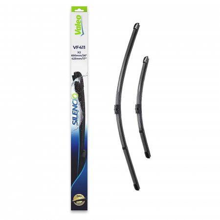 Branduri - Set stergatoare Valeo Silencio 600.425mm VF411 pentru Ford Focus II, Peugeot 207