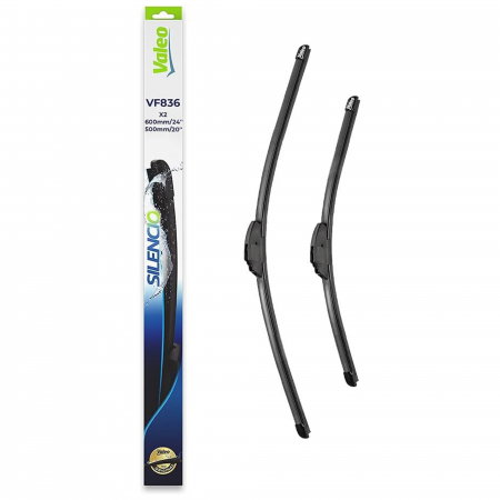 Branduri - Set stergatoare Valeo Silencio 600/500mm VF836 pentru BMW X5, X6, Land Rover Range Rover IV, Range Rover Sport II, Mitsubishi Eclipse Cross