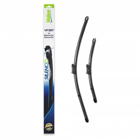 Branduri - Set stergatoare Valeo Silencio 650/450mm VF387 pentru Audi A1, A3, Seat Leon, Ateca, Skoda Fabia IV, Kamiq, Karoq, Octavia IV, Superb, VW Golf VII, Golf VIII, Polo VI, Taigo