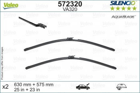 Set stergatoare Valeo Silencio Aquablade 630/575mm VA320 pentru Mercedes-Benz S-Class [1]