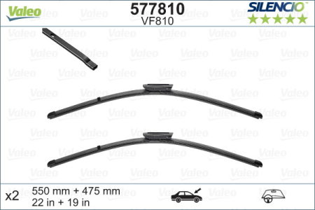 Turisme (Stergatoare) - Set stergator Valeo Silencio Flat