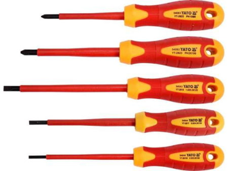 Surubelnite, biti si adaptori (Scule si echipamente service) - SET SURUBELNITE VDE, 5 BUC