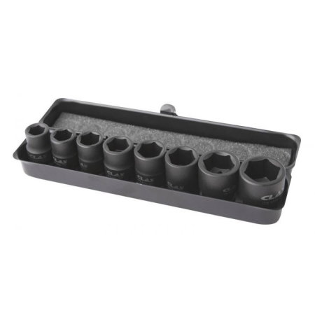 Set tubulare 6 Caneluri (Tubulare, biti si accesorii) - SET TUBULARA DE IMPACT 10-19mm 3/8" (8 BUCATI)
