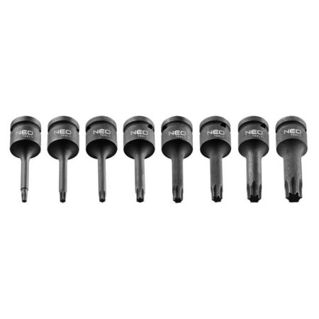 Set tubulare impact, Torx, 8 piese, CrMo, 1/2'' [1]