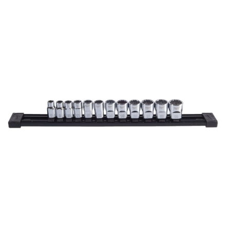 Set tubulare 12 Caneluri (Tubulare, biti si accesorii) - Set tubulare scurte 3/8 8-19MM
