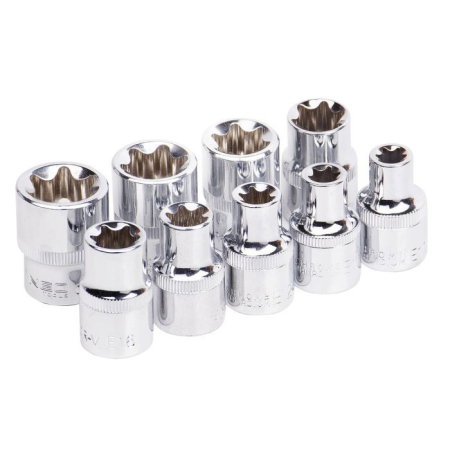 Set tubulare Torx1.2'' CrV 9 bucati [2]