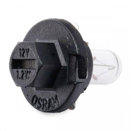 Set 10 x Bec Bord BX8.4D Soclu Negru 12V 1.2W, Osram [3]