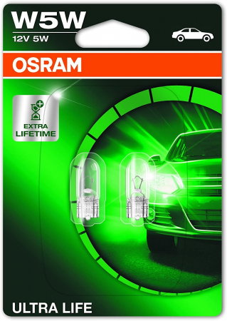Electrica si Electronice Auto - Set 2 bec W5W Osram Ultra Life blister