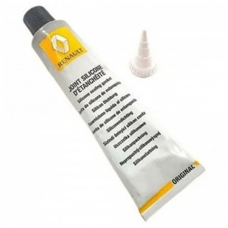 Branduri - Silicon Etansare Motor si Garnituri Original Renault, 90 gr, Mastic OEM Rezistent la Temperaturi Inalte, Compatibil Dacia & Renault