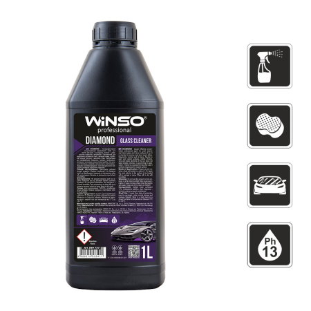 intretinere geamuri (Cosmetice si intretinere auto) - Solutie curatare geamuri Winso Professional DIAMOND Glass Cleaner 1L