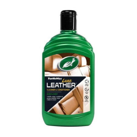 intretinere piele (Cosmetice si intretinere auto) - Solutie curatat si hidratat pielea TURTLE WAX Luxe Leather 500 ml