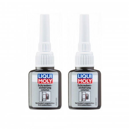 Branduri - Pachet 2 x Soluţie Liqui Moly fixare șuruburi - rezistență medie 10 grame