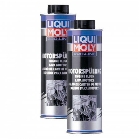 Branduri - Pachet 2 x Solutie Liqui Moly Pro-Line pentru clatirea motorului pe interior 500 ml