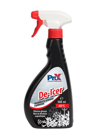Produse ProX (Cosmetice si intretinere auto) - Solutie pentru dezghetat geamuri ProX DE ICER 500 ml
