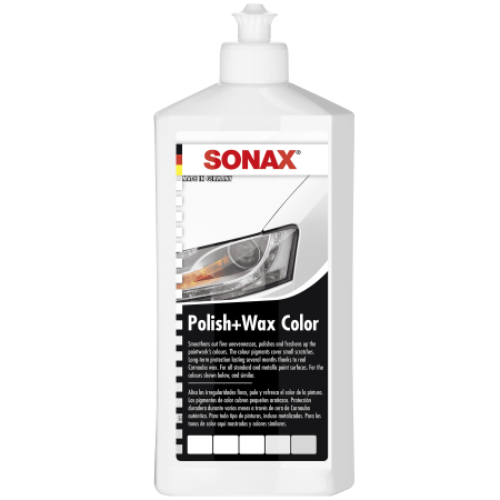 Solutii pentru curatare exterior auto (Produse SONAXr) - SONAXr PolishandWax NanoPro, pentru vopsea alba, cod 296000
