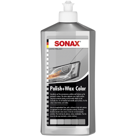 Solutii pentru curatare exterior auto (Produse SONAXr) - SONAXr PolishandWax NanoPro, pentru vopsea gri/argintie, cod 296300