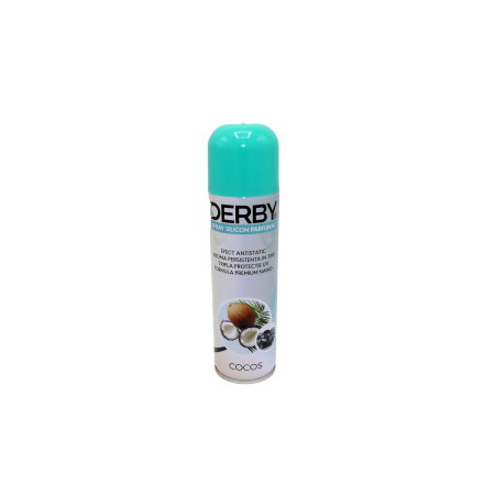 intretinere bord (Cosmetice si intretinere auto) - Spray cu silicon parfumat pentru bord Cocos 220ml DERBY