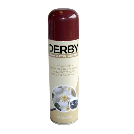 intretinere bord (Cosmetice si intretinere auto) - Spray cu silicon parfumat pentru bord Iasomie 220 ml DERBY