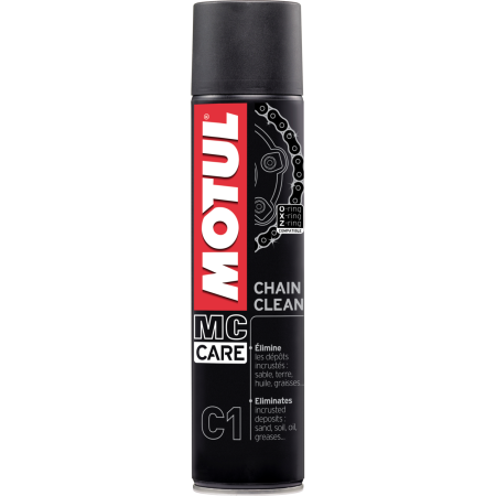 Intretinere lanturi (Solutii chimice) - Spray curatat lant MOTUL C1 CHAIN CLEAN 0.4L
