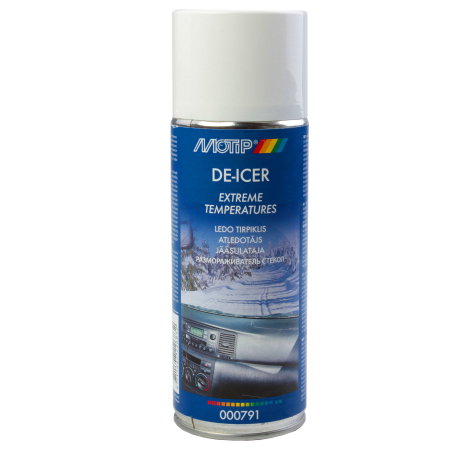 Solutii chimice iarna (Produse Iarna) - Spray dezghetare parbriz 300 ml MOTIP De-Icer