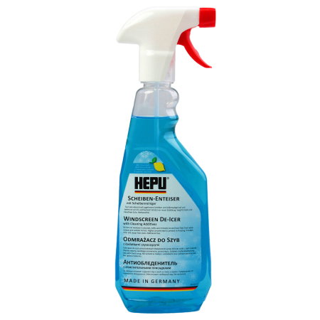 Solutii chimice iarna (Produse Iarna) - Spray dezghetare parbriz Hepu 500ml.