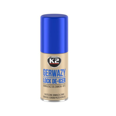 Branduri - Spray Degivrant Încuietori K2 GERWAZY - 50 ml, Anti-Îngheț până la -60°C (Nano-Protecție)