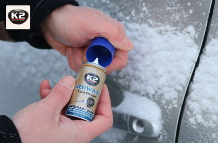 Spray Degivrant Încuietori K2 GERWAZY - 50 ml, Anti-Îngheț până la -60°C (Nano-Protecție) [1]