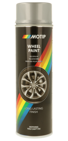 Vopsea jante (Chimice auto) - Spray jante negru lucios Motip 500ml