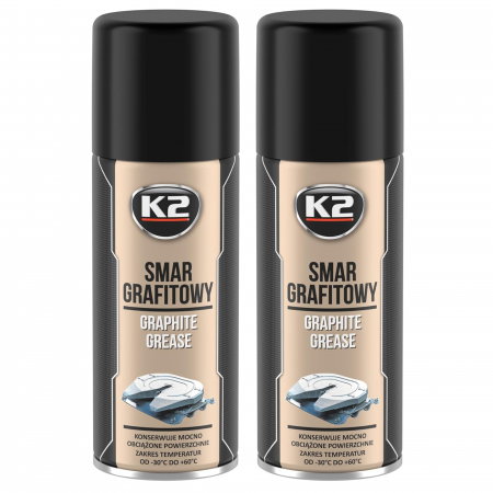Branduri - Pachet 2 x Spray K2 vaselina grafitata 400 ml