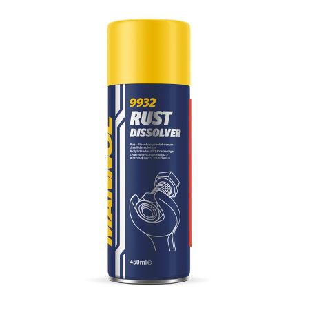 Solutii Chimice - Spray Degripant și Antirugină MANNOL Rust Dissolver 9932, cu Bisulfură de Molibden, 450 ml