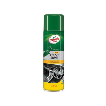 intretinere bord (Cosmetice si intretinere auto) - Spray silicon bord cu aroma de lamaie TURTLE WAX Fresh Shine lemon 500 ml