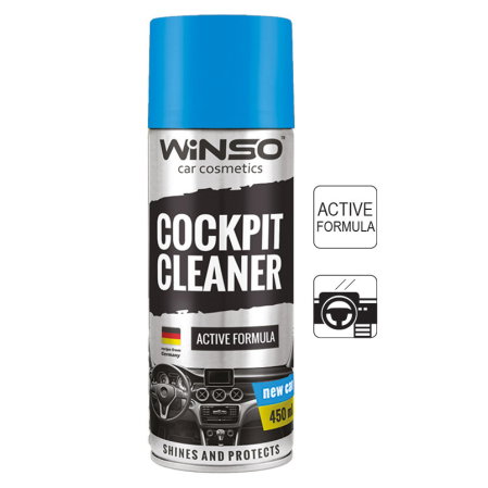 intretinere bord (Cosmetice si intretinere auto) - Spray Silicon bord Winso Cockpit Cleaner New Car 450 ml