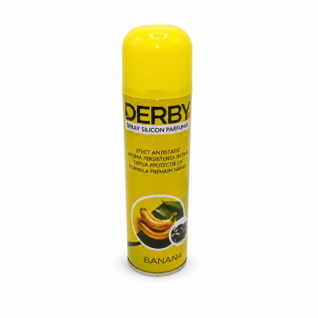 intretinere bord (Cosmetice si intretinere auto) - Spray silicon parfumat banana Derby 220ml