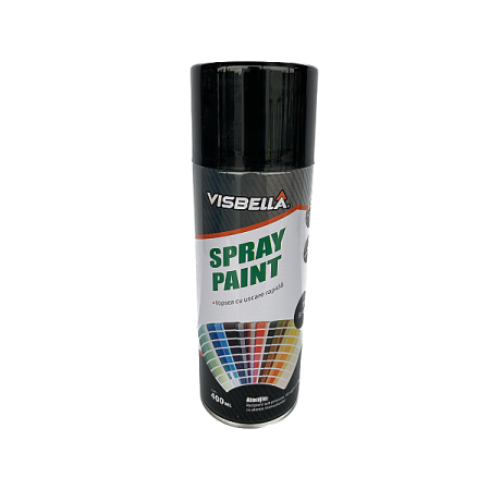 Vopsele (Chimice auto) - Spray vopsea negru lucios 400ml