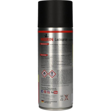 Spray vopsea, Nigrin, negru mat, 400 ml [1]