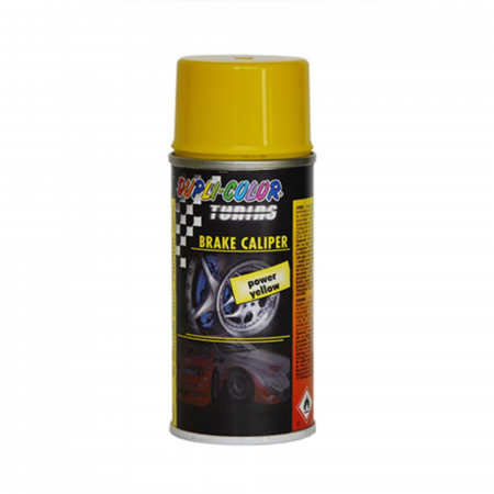 Reparatii si Echipamente Auto - Spray vopsea pentru etriere frână Dupli-Color 150 ml galben
