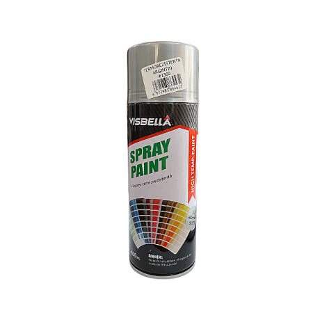 Vopsea etrier (Chimice auto) - Spray vopsea termorezistenta 500°C argintiu 400ml