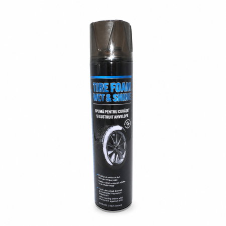 Import - Spuma curatare si lustruire anvelope Noxaro 650ml
