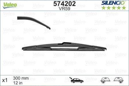 Turisme (Stergatoare) - Stergator Valeo Silencio 30 cm