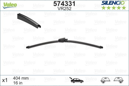 Turisme (Stergatoare) - Stergator Valeo Silencio 404 cm