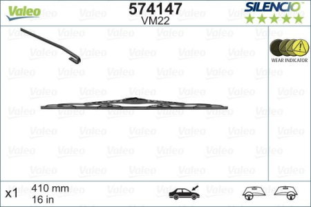 Turisme (Stergatoare) - Stergator Valeo Silencio Performance 410mm