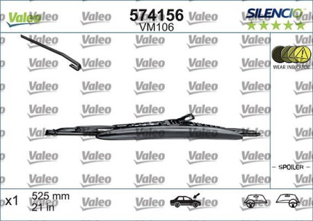 Turisme (Stergatoare) - Stergator Valeo Silencio Performance 525mm