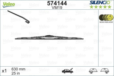 Turisme (Stergatoare) - Stergator Valeo Silencio Performance 630mm