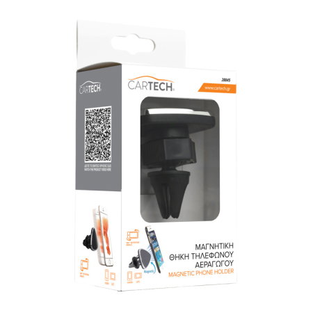 Suport telefon (Accesorii telefon) - Suport auto rotativ pentru telefon cu prindere pe grila de aerisire
