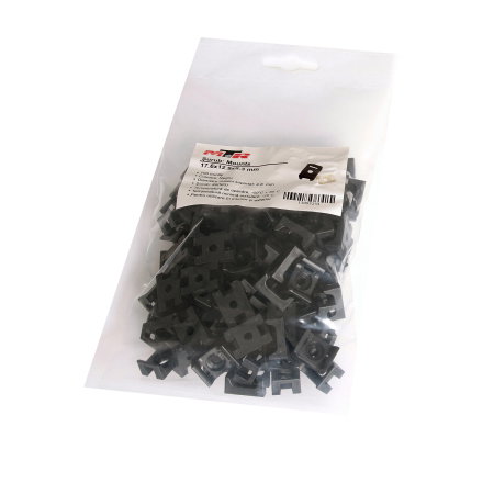 Suport montare surub (Accesorii electrice) - Suport montare surub negru 17.6x12.9x8.3 mm 100 buc