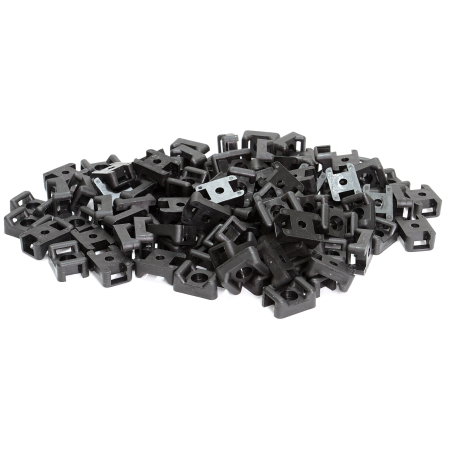 Suport montare surub (Accesorii electrice) - Suport montare surub negru 21.3x15.3x10.5 mm 100 buc